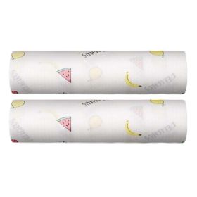2 Rolls Disposable Dish Cloths Kitchen Paper Towels Nonwovens Printed Kitchen Paper Tissue, Fruit