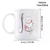 1 Cute Cat Love Themed Ceramic Cup, 11 Oz, Novelty Drinking Set, Perfect for Coffee, Tea, All Seasons, Christmas,