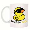 1pc, Don't Duck with Me Mug, Funny Duck Cup, Coffee Cup, Funny Mug, Funny Set,, Gift for Her, Double Meaning Gift,