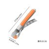 1pc Hot Bowl Dish Plate Gripper Clips; 304 Stainless Steel Anti-Scalding Tong Clamp; Anti-Scalding Kitchen Gadget; Heat Resistant Silicone Cooking Pin