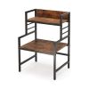 Multi-usage Stand with Metal Frame for Kitchen & Bedroom